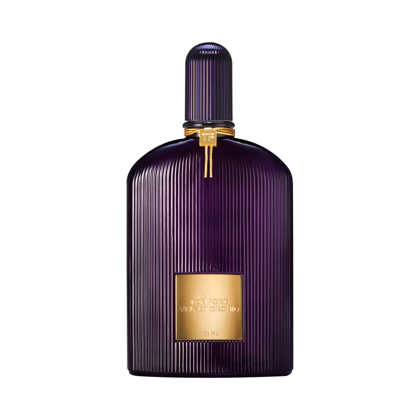 Parfum Tom Ford Velvet Orchid Apă de Parfum flacon violet striat cu detalii aurii